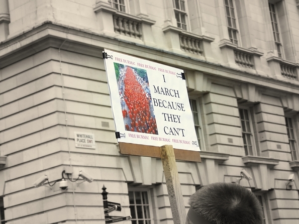 burma protest sign